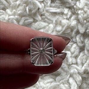 Sterling Silver Antique‎ Camphor Inspired Ring